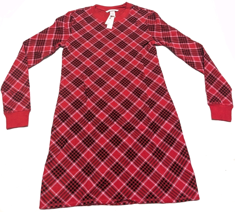 New Size XS Women's VICTORIA'S SECRET Thermal Longsleeve Nightshirt / Nightgown | Retails $49.95