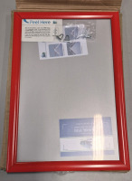 New in Box Red Frame 12.25 by 18.25"