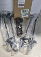 New Feed Garden 4 18" Heavy Duty Ground Stakes & 18ft Rope