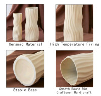 2 New | Fantastic Modern Vases | Measures 9" and 10.7"