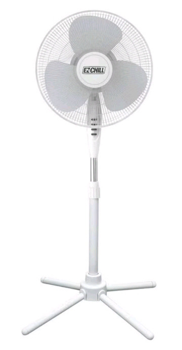 As New In Box | EZ Chill 16-inch Oscillating Pedestal Fan