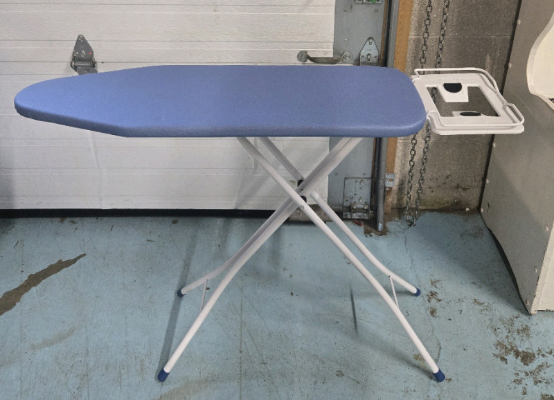New | Portable Folding Ironing Board W/ Metal Tray For Iron
