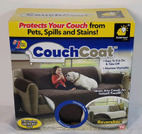 New - Reversible Couch Coat , Fits Couches upto 92" Long .