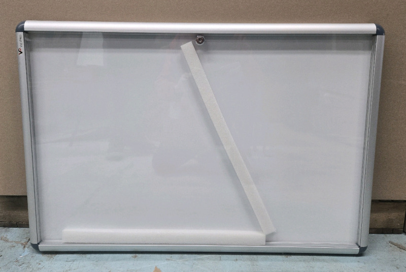 New In Box | Viz-Pro Hanging, Dry Erase Board W/ Lock & Key | 35" x 24" x 1.5" | * Similar Products Retails $85+ *