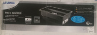 New in Box | Sunnex Food Warmer | Takes one Full-Size 65mm/100mm Gastronorm pan or two bain-maries | Measures 59cm x 37cm x 21cm