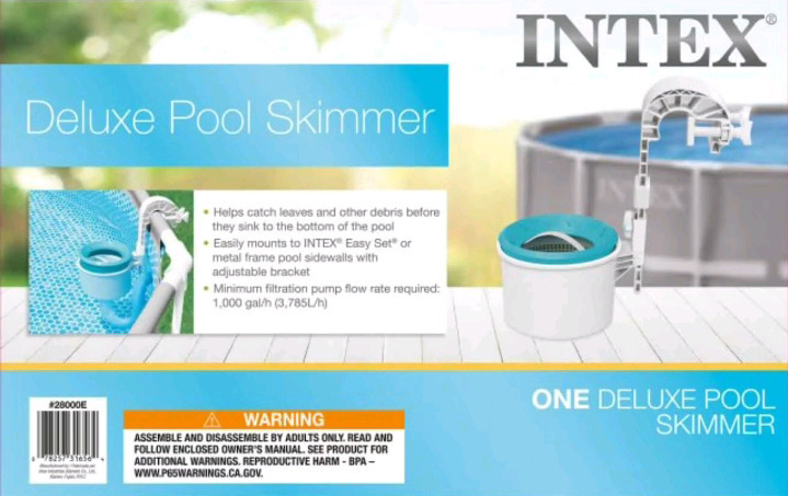 New in Box | Intex Deluxe Pool Skimmer | Box Measures 13" x 8"