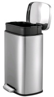 New In Box | 50L/13Gal Heavy Duty Hands-Free Stainless Steel Commercial/Kitchen Step Trash Can | Retails $125