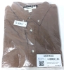 New Size Large Men's GOODTHREADS Men's Slim-Fit Long-Sleeve Stretch Oxford Shirt - Toffee Brown - 2