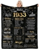 New "Back in 1933" Minky Throw Blanket - 60" &times; 50"