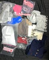15 New Pieces Size SMALL Mixed Clothing : Assorted Styles, Colours, Makers + More