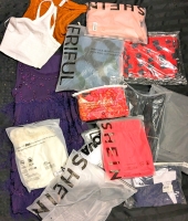 15 New Pieces Size MEDIUM Mixed Clothing : Assorted Styles, Colours, Makers + More