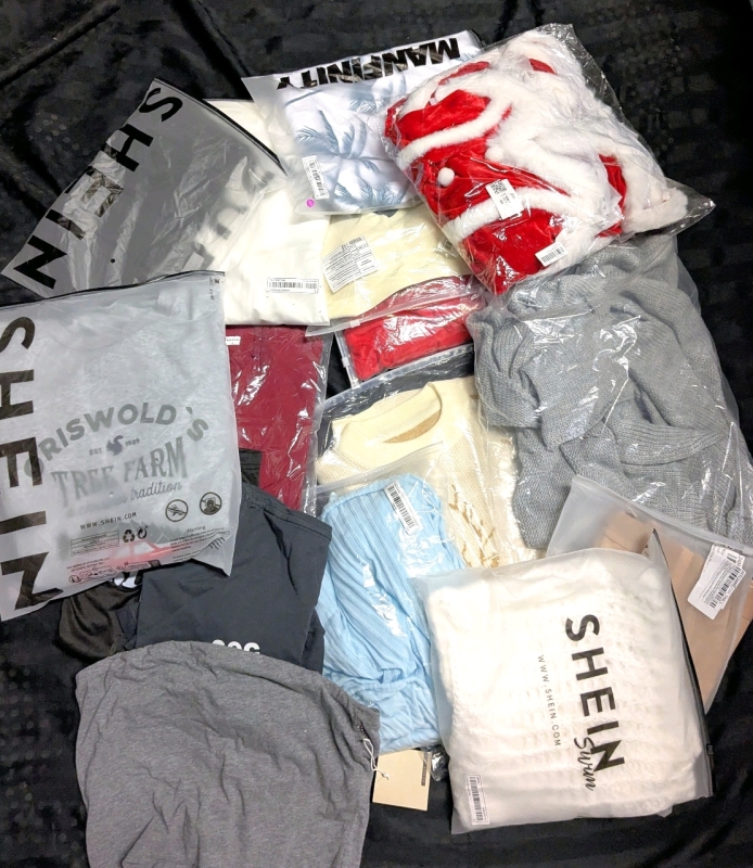 15 New Pieces Size LARGE Mixed Clothing : Assorted Styles, Colours, Makers + More