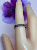 S925 Music Note Ring Five-Line Music Score Ring Simple Design Stamped Adjustable - 5