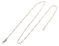 10K Gold Chain Stamped GCC - 16.5" Long