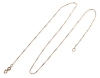 10K Gold Chain Stamped GCC - 16.5" Long