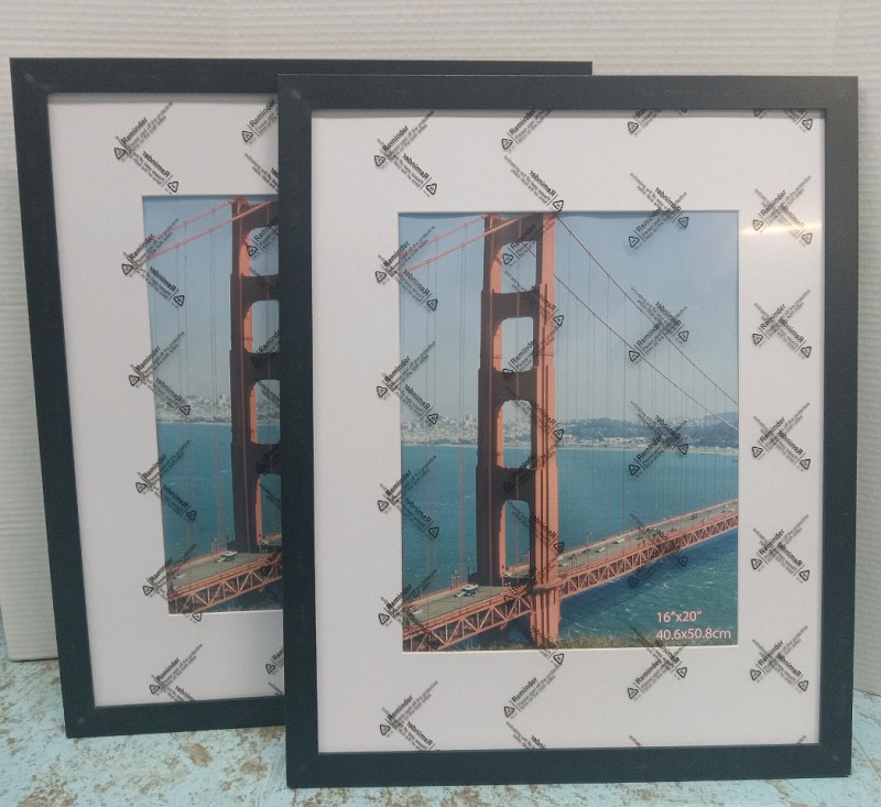 2 New | 16" x 20" Glass Free Wall Hang Picture Frames