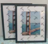 2 New | 16" x 20" Glass Free Wall Hang Picture Frames