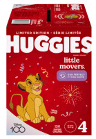 New | 120ct Size 4 Limited Edition Disney 100th Anniversary Huggies Little Movers | *Retails Over $50*