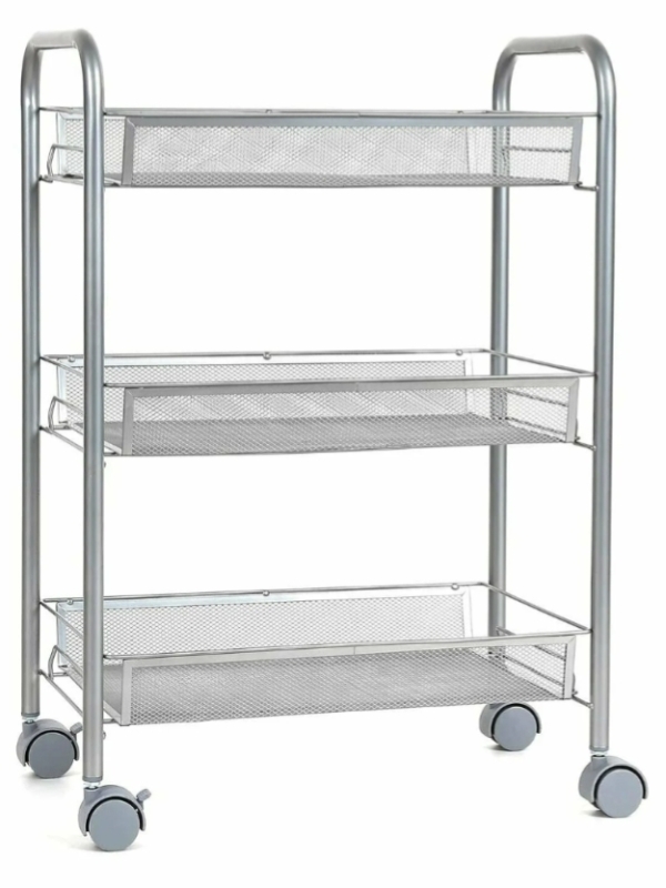 New In Box Homfa 3 Tier Mesh Kitchen Trolley