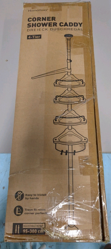 As New 4 Tier Corner Shower Caddy