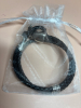 Black Double Layered Hand Braided Leather Distressed Metal Motorcycle Design Bracelet Length 8 Inch Motorcycle Toggle - 6