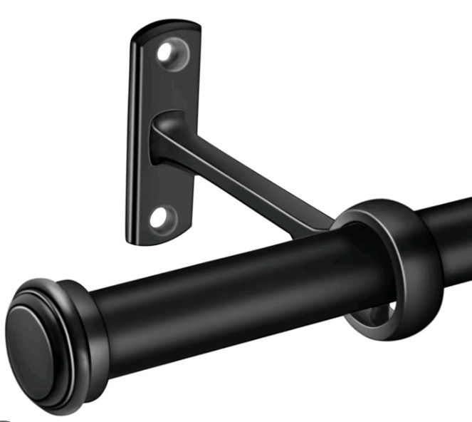 New | Rose Home Fashion 72" to 144" Curtain Rod