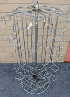 Rotating Countertop Postcard Rack. 26" Tall.