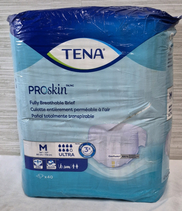 40 New sz Medium Tena Proskin Breathable Briefs