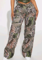 New | Size 9 Women's Bree Camo Stretch Cargo Jean