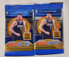 2024 - 2025 NHL Hockey & NBA Basketball Trading Card Sealed Packs . 2025 UD Hockey , 2024 Panini Basketball & 2024 NBAhoops Basketball . 6 Packs Total - 3