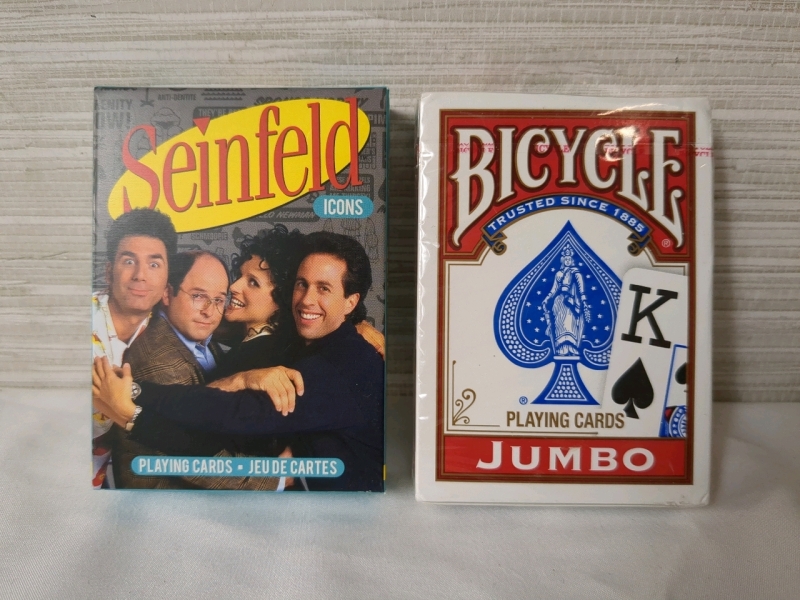 Seinfeld Icons Playing Cards with Bicycle Jumbo Playing Cards