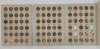 1975 - 2013 USA Lincoln One Cent Pennies in Collector Book - Missing 3 of 8 2009 Pennies
