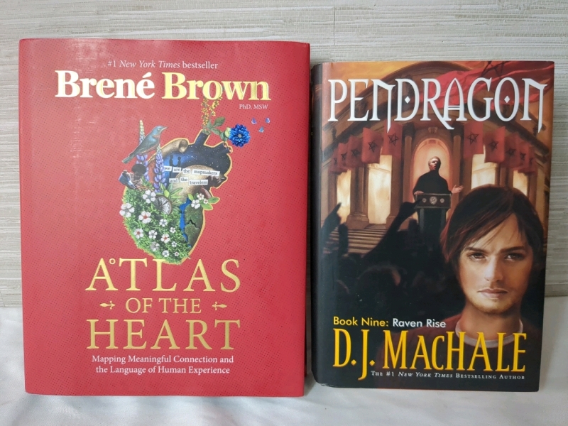 2 Books, Atlas of the Heart, & Pendragon