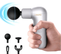 New NAIPO Mini Massage Gun, Percussion Muscle Massage Guns for Athletes Pain Relief -White, Gifts MGPC-002 | Retails Over $100!