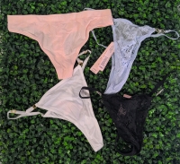 4 New Pairs Size SM Women's VICTORIA'S SECRET Thong Undergarments | Over $60 Retail Value!