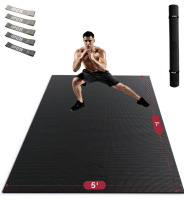 New In Box | HAPBEAR Extra Large Exercise Mat * Retails $129.99 * 7'x5'x8mm(1/3 inch)