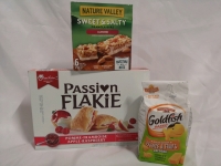 New Passion Flakie's + Goldfish + Granola Bars