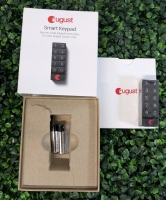 As-New AUGUST Smart Keypad, Pair with Your August Smart Lock - Grant Guest Access with Unique Keycodes | Retails Over $90