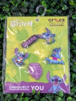 New CROCS Original Jibbitz Charms : DISNEY'S STITCH Tropical 5-Pack Charms | Up to 1.25" Tall