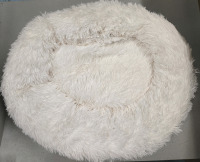 New | Round Super Soft Long-Haired Kennel Pet Bed | Dia 27"