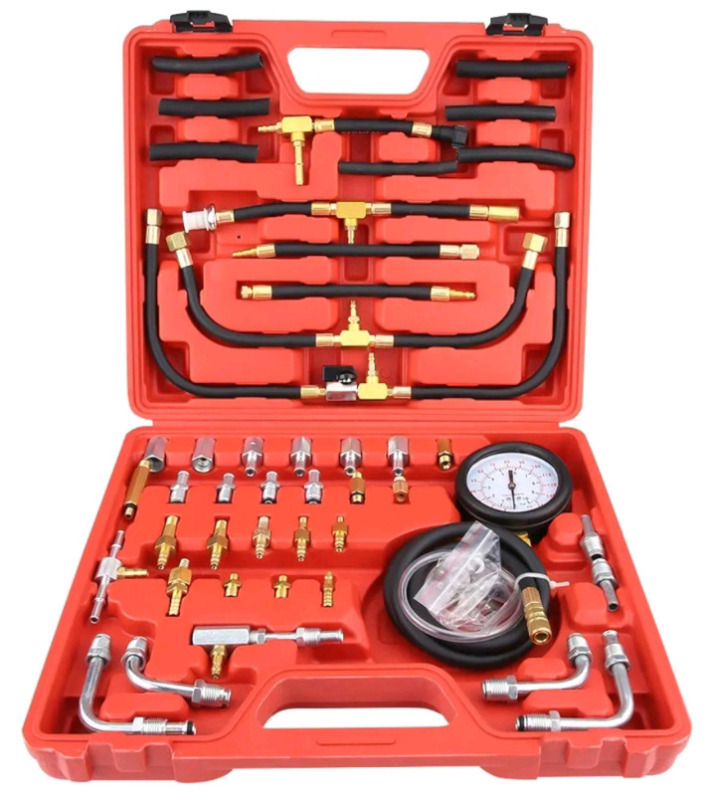 New In Box | Acouto Fuel Pressure Tester Gauge Kit |Universal Petrol Fuel Pressure Gauge Tester * Retails $116.89 *