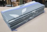 New | 7' x 12' Outdoor Patio Mat | Appears to Have Floral Design