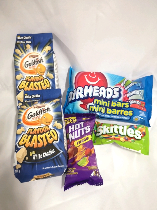 New Candy & Snacks - Skittles, Airheads & Goldfish +