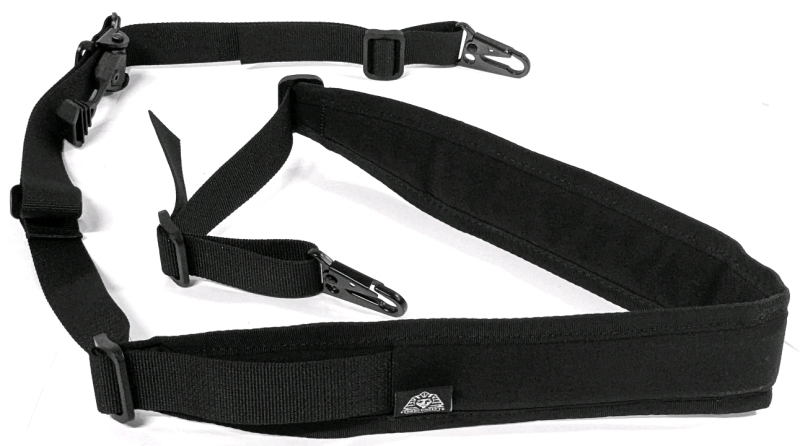 New FERRO CONCEPTS The Slingster Rifle Sling With 2 Steel Sling Hooks 1" On Each End & Installed Pull Tab - Approx 35" Long | Retails Over $50