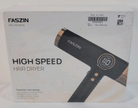 New - Faszin JetX J100 Series High Speed Hair Dryer . Sealed . Retail $150