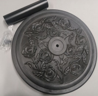 As New | Round Cast Stone Resin Patio Umbrella Base | See Photos For Measurements