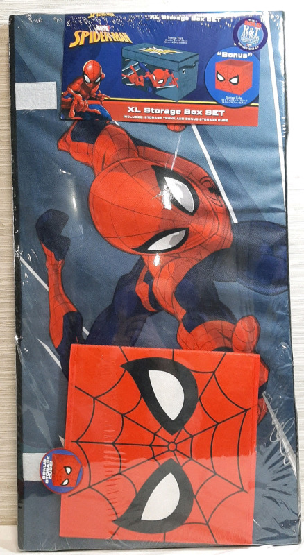 New Marvel Spider-Man XL Storage Box Set