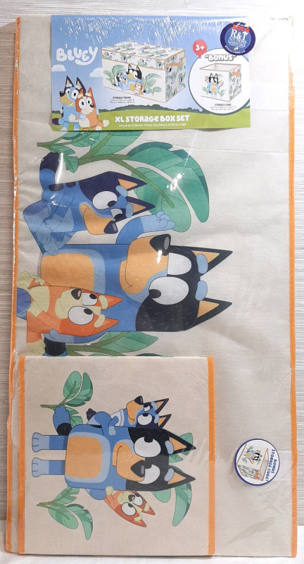 New Bluey XL Storage Box Set