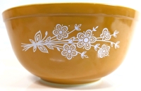 Vintage 1970s PYREX Butterfly Gold Bowl #403 2.5L Corning USA - 8.5" Diameter &times; 4" Tall