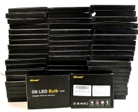 60 New DICUNO 10-Packs G9 2W 120V LED Warm White 2700K Non-Dimmable 200Lumen Bulbs | Over $1,200 Retail Value!